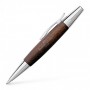 E-motion Wood Twist Ballpoint Pen, Dark Brown